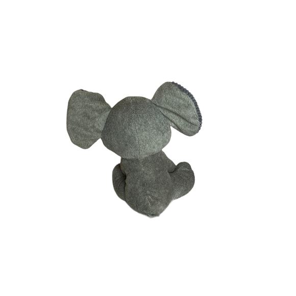 Gray Plush Elephant Stuffed Animal - Humphrey toys nursery decor - Picture 8 of 12